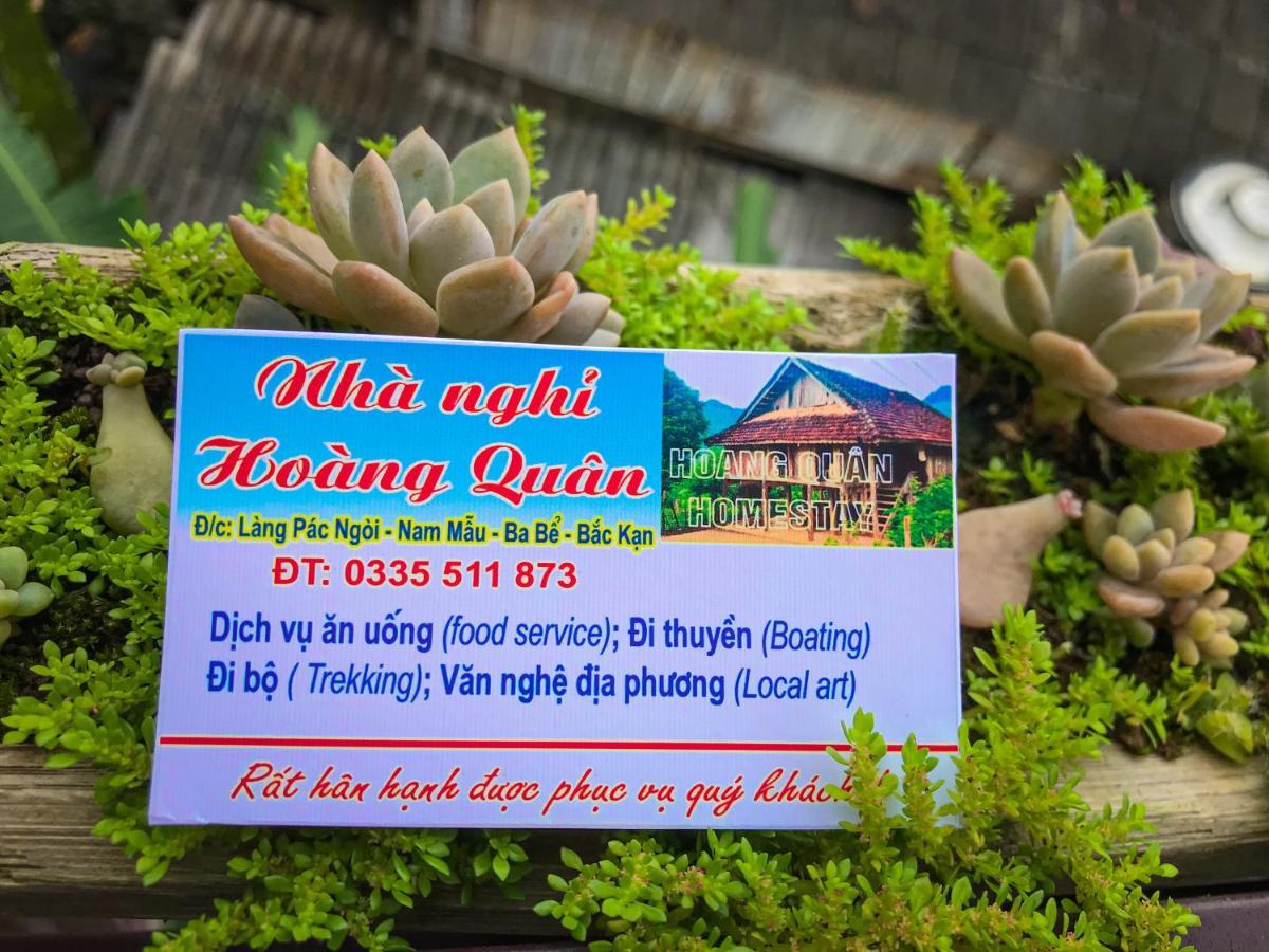 Hoang Quan Homestay Ba Be Exterior foto